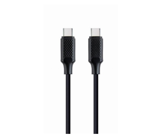 GEMBIRD Kabel USB PD (Power Delivery), 100W, Type-C na Type-C kabel (CM/CM), 1,5m, datový a napájecí, černá