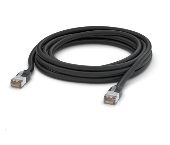 UBNT UACC-Cable-Patch-Outdoor-5M-BK, Outdoor UniFi patch kabel, 5m, Cat5e, černý