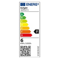 Solight LED žárovka, miniglobe, 6W, E27, 3000K, 510lm