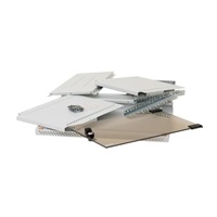 TRITON 19" jednodílný rozvaděč 9U/400mm, černý, rozložený flatpack