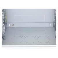 TRITON 19" jednodílný rozvaděč 9U/400mm, odnímatelné boční kryty, černý