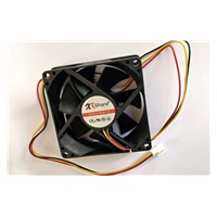 EUROCASE ventilátor 80mm, 12V (3pin)