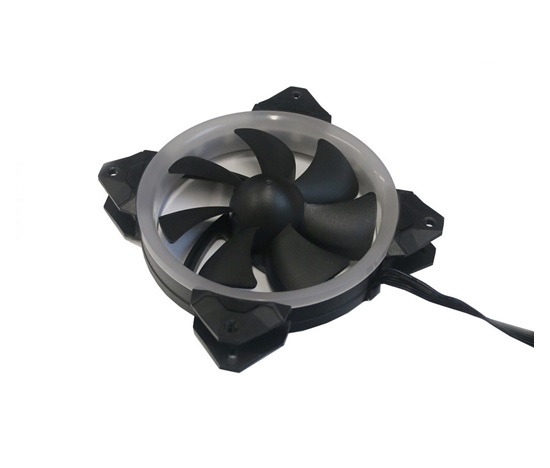 EUROCASE ventilátor RGB 120mm (Turbine blade, FullControl Led)