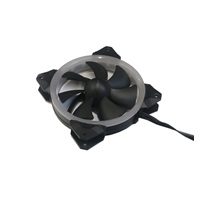 EUROCASE ventilátor RGB 120mm (Turbine blade, FullControl Led), set 2ks + controller