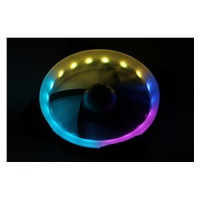 EUROCASE ventilátor RGB 120mm (Turbine blade, FullControl Led), set 3ks + controller