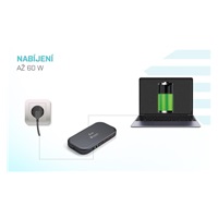 i-tec Thunderbolt 3/USB-C Dual 4K Dock.St. + USB-C to DisplayPort Cable (1,5 m) + PD 60W