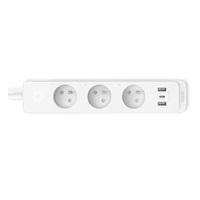 TP-Link Tapo P300 chytrý WiFi prodlužovací kabel (3x230V,2xUSB-A,1xUSB-C,2300W,10A,2,4 GHz,BT)