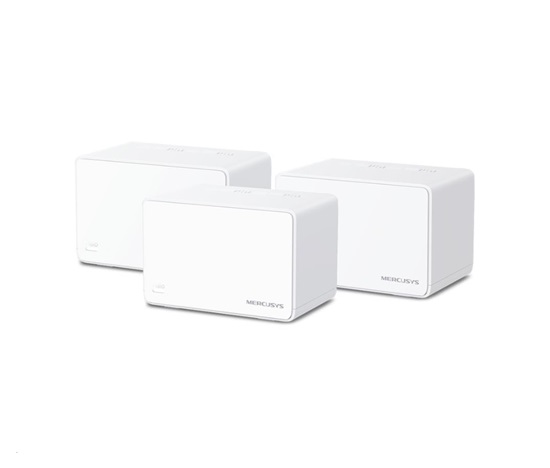 MERCUSYS Halo H80X(3-pack) WiFi6 Mesh (AX3000,2,4GHz/5GHz,3xGbELAN/WAN)