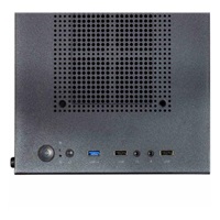 EVOLVEO M4, case mATX, 1x120mm PWM ventilátor, průhledná bočnice, černá