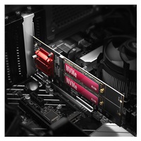 AXAGON PCEM2-ND, PCIe x8 kontroler - 2x slot M.2 NVMe M-key, RAID, wsparcie dla płyt bez bifurkacji, w zestawie LP