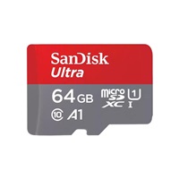 SanDisk MicroSDXC karta 64GB Ultra (140MB/s, A1 Class 10 UHS-I ) + adaptér