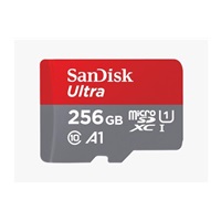 SanDisk MicroSDXC karta 256GB Ultra (150 MB/s, A1 Class 10 UHS-I) + adaptér