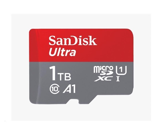 SanDisk Micro SDXC karta 1TB Ultra (150 MB/s, A1 Class 10 UHS-I) + adaptér