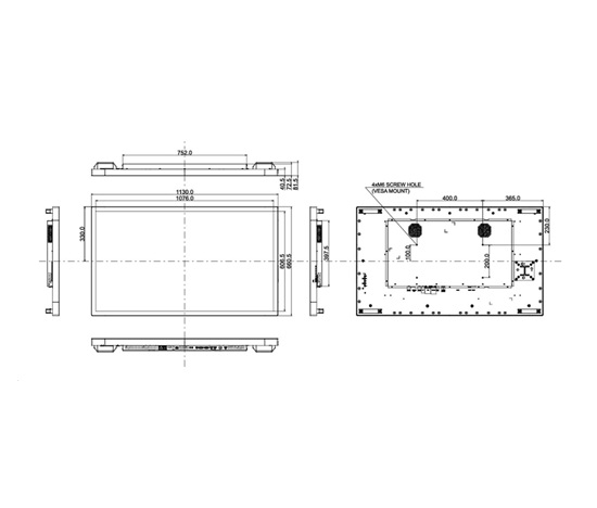 iiyama ProLite TF4939UHSC-B1AG, 123 cm (48.5''), Projected Capacitive, 15 TP, 4K, black
