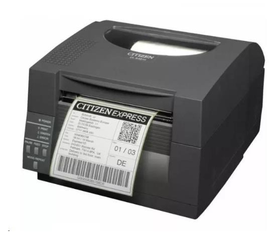 Citizen CL-S521II, 8 dots/mm (203 dpi), EPLII, ZPLII, Datamax, multi-IF (Ethernet, Premium), black