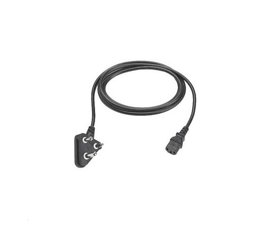 Zebra power cord, C13, IN