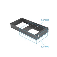CHIEFTEC skříň Pro Cube Mini CN-01B-OP, ITX, Black, bez zdroje