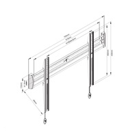 Fixní držák LCD LED Tv NB C3F