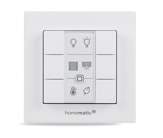 Homematic IP Nástěnný dálkový ovladač - 6 tlačítek, se symboly