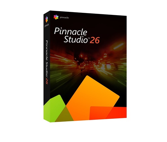 Pinnacle Studio 26 Standard ML EU - Windows, EN/CZ/DA/DE/ES/FI/FR/IT/NL/PL/SV - ESD