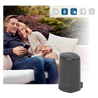 Homematic IP  Senzor teploty a vlhkosti - venkovní, antracit - HmIP-STHO-A