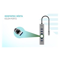 i-tec USB-C Charging Metal HUB 7 Port