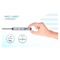 i-tec USB 3.0 USB-C/Thunderbolt 3x Display Metal Nano Dock with LAN, PD 100 W