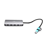 i-tec USB 3.0 USB-C/Thunderbolt 3x Display Metal Nano Dock with LAN, PD 100 W