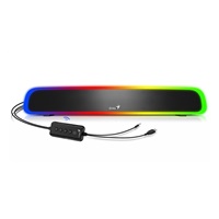 GENIUS reproduktory USB SoundBar 200BT/ Bluetooth/ 3,5" jack/ 4W/ RGB/ černá
