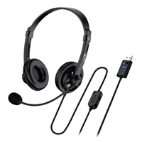 GENIUS sluchátka HS-230U/ USB/ černá