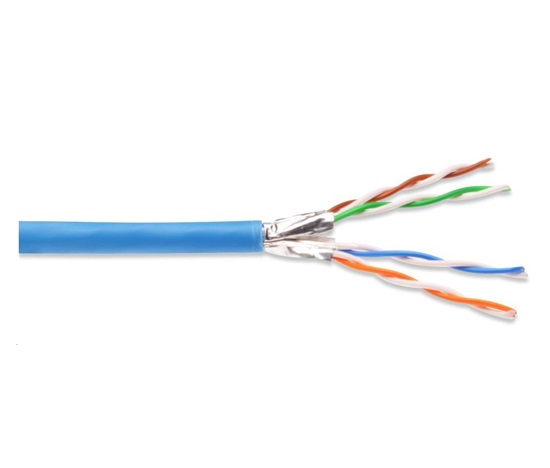 PREMIUMCORD CAT6A U-FTP Kabel 4x2,drát AWG23,čistá měď 305m LSOH