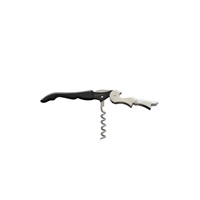 Orava WO-8 pákový otvírák na víno a pivo, dvoustupňový, praktický nožík, černá