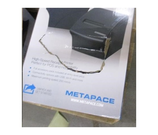 POŠKOZENÝ OBAL - Metapace T-3, USB, cutter, black (náhrada TM-T20III)