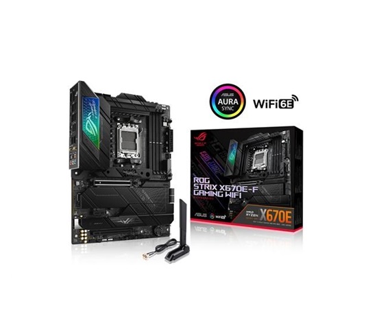 ASUS MB Sc AM5 ROG STRIX X670E-F GAMING WIFI, AMD X670, 4xDDR5, 1xDP, 1xHDMI, WI-FI