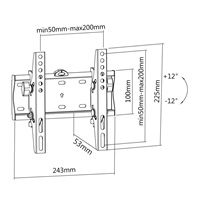 Reflecta PREMIUM Slim 70-6040T nástěnný TV držák