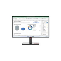 LENOVO LCD P27h-30 - 27‘‘,IPS,matný,16:9,2560x1440,178/178,4ms,350cd/m2,1000:1,HDMI,DP,USB-C,USB Hub,RJ45,VESA,Pivot