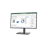 LENOVO LCD P27h-30 - 27‘‘,IPS,matný,16:9,2560x1440,178/178,4ms,350cd/m2,1000:1,HDMI,DP,USB-C,USB Hub,RJ45,VESA,Pivot