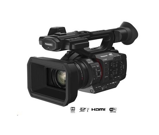 Panasonic HC-X2E (4K kamera, 4K/10-bit, 1", 20x zoom, 24.5mm, OIS, V-Log Man.Ring, SDI, Ethernet, EVF)