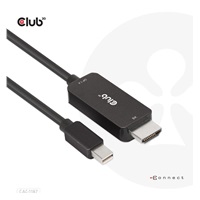 Club3D kabel miniDP 1.4 na HDMI, 4K120Hz nebo 8K60Hz HDR10+, M/M, 1.8m