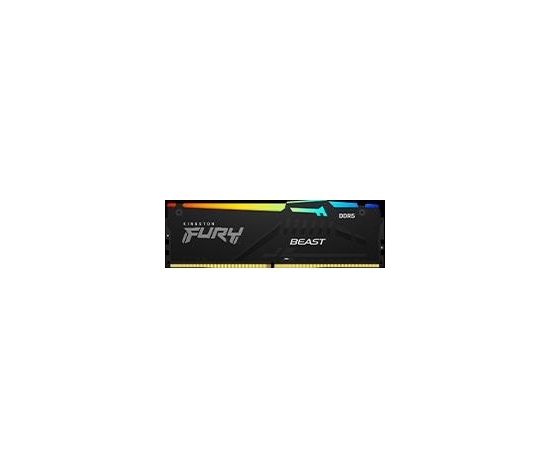 KINGSTON DIMM DDR5 16GB 5200MT/s CL36 FURY Beast RGB EXPO