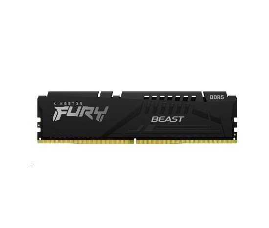 KINGSTON DIMM DDR5 16GB 6000MT/s CL36 FURY Beast Černá EXPO