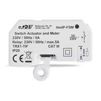 Homematic IP  Spínací akční člen s měřením - 5A, skrytá montáž - HmIP-FSM