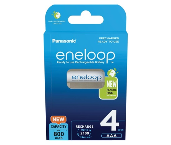 PANASONIC HR03 AAA 4MCCE/4BE ENELOOP N, 800 mAh (Blistr 4ks)