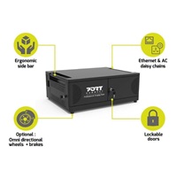 PORT nabíjecí skříňka pro 6 notebooků, USB-C, černá