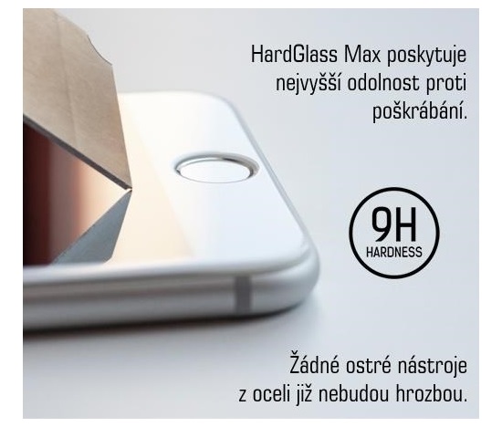 3mk tvrzené sklo HardGlass MAX pro Apple iPhone 14, černá