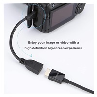 PremiumCord Flexi adaptér HDMI Typ A samice - mini HDMI Typ C samec pro ohebné zapojení