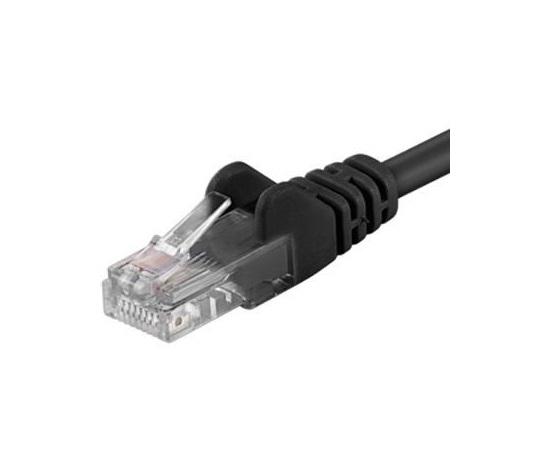 PremiumCord Patch kabel UTP RJ45-RJ45 CAT6 1,5m černá