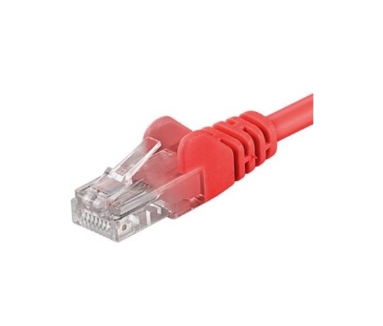 PremiumCord Patch kabel UTP RJ45-RJ45 CAT6 1,5m červená