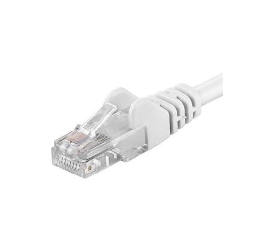 PremiumCord Patch kabel UTP RJ45-RJ45 CAT6 1,5m bílá