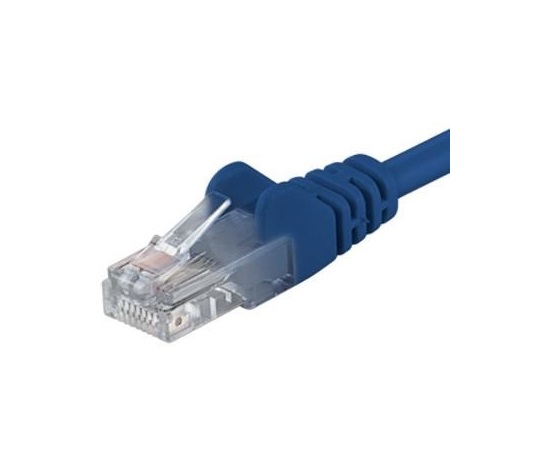 PremiumCord Patch kabel UTP RJ45-RJ45 CAT6 3m modrá